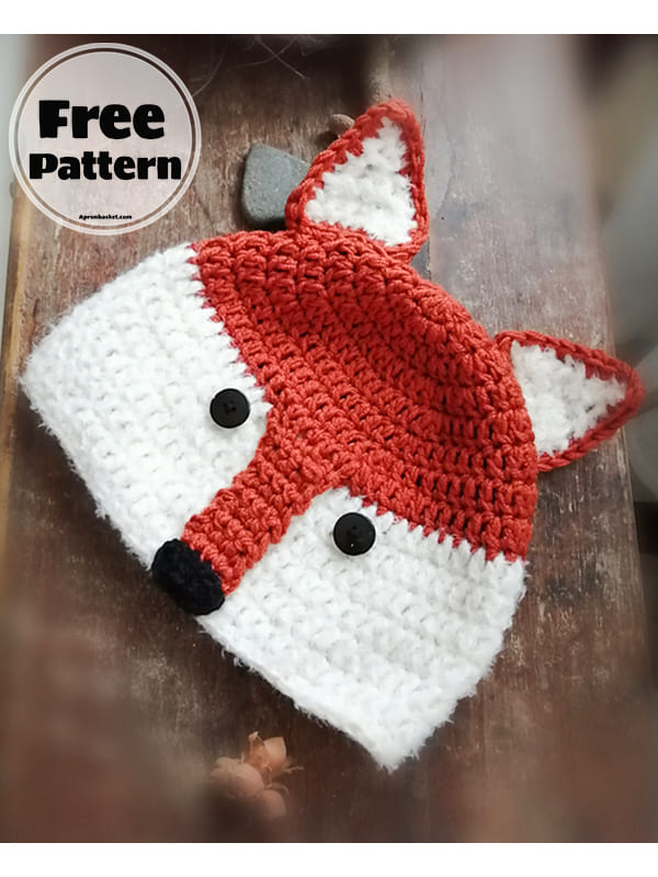 crochet fox hat pattern