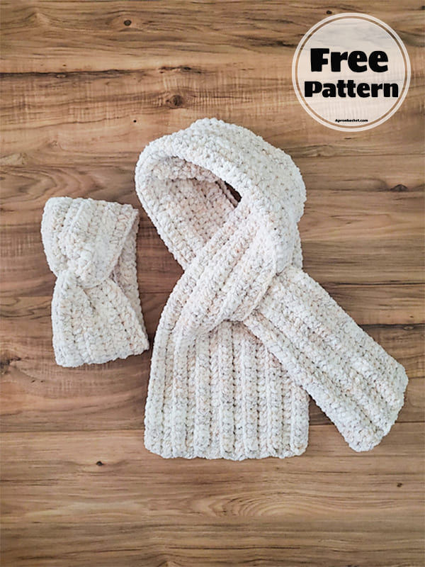 crochet keyhole scarf pattern