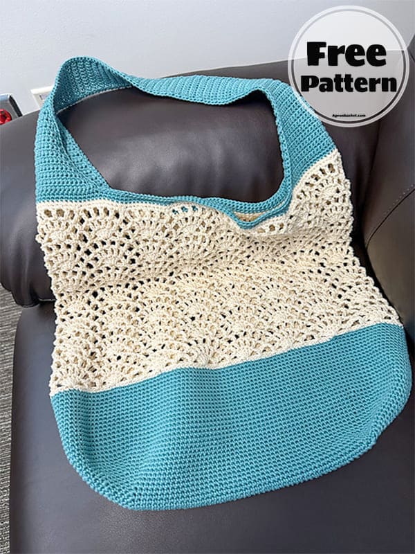 crochet market tote bag pattern