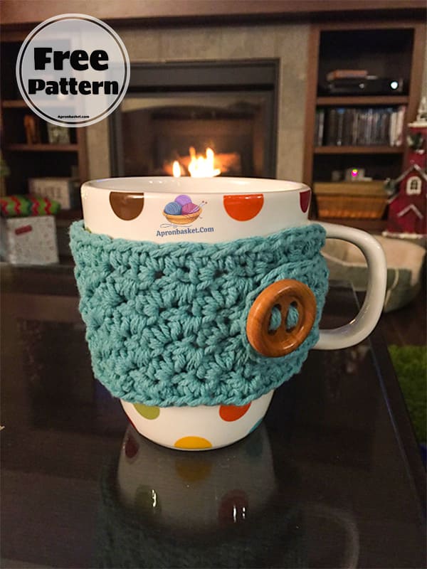 crochet mug cozy pattern