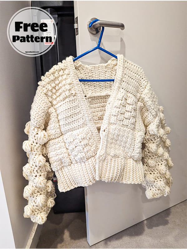 crochet patchwork cardigan