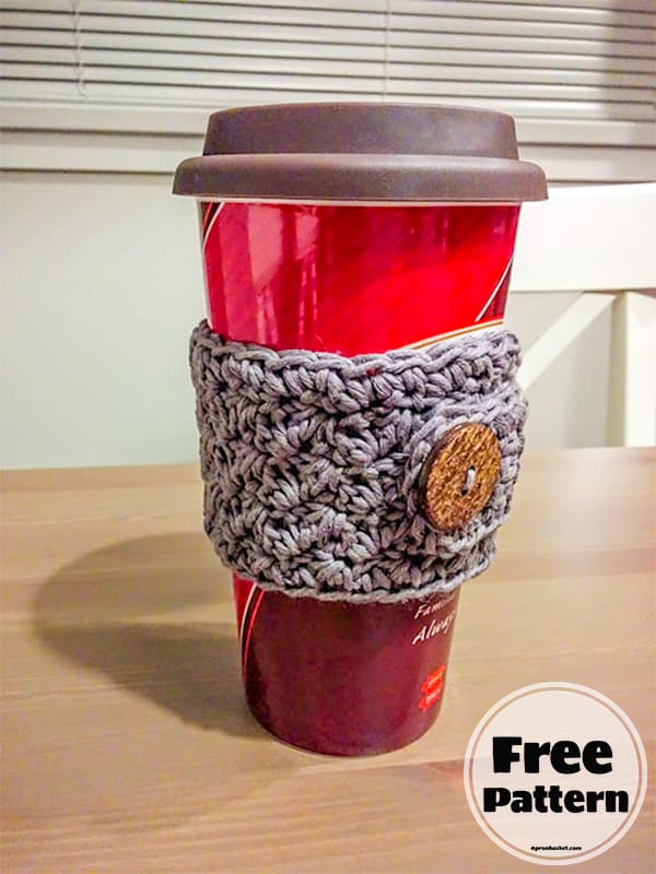 crochet pattern mug sleeve cozy