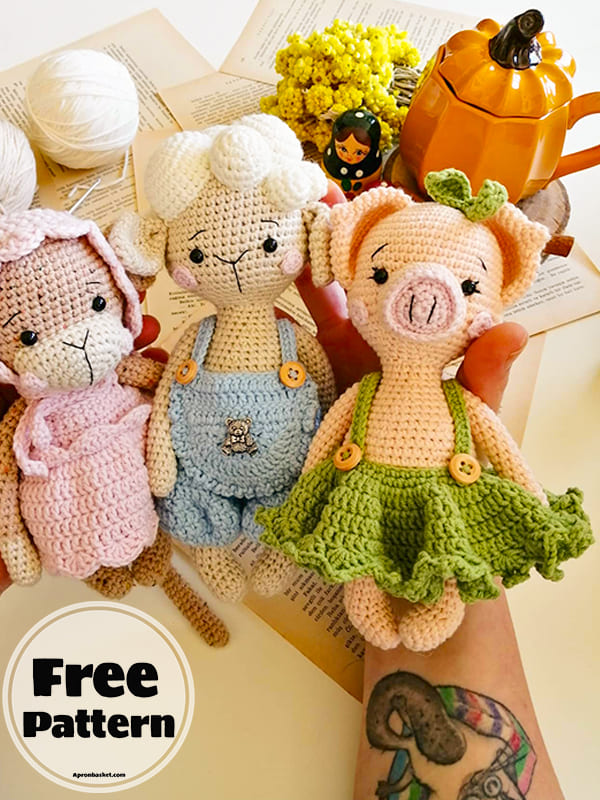 12 + Premium Free Crochet Amigurumi Doll Free Pattern 