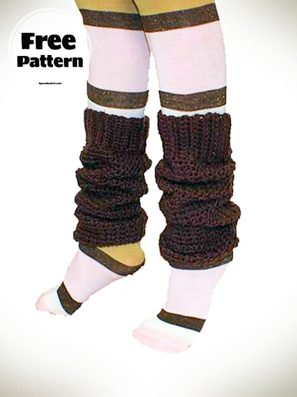 crunch crochet leg warmers free pattern