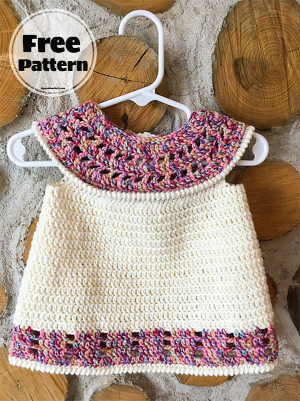 delight crochet baby dress pattern