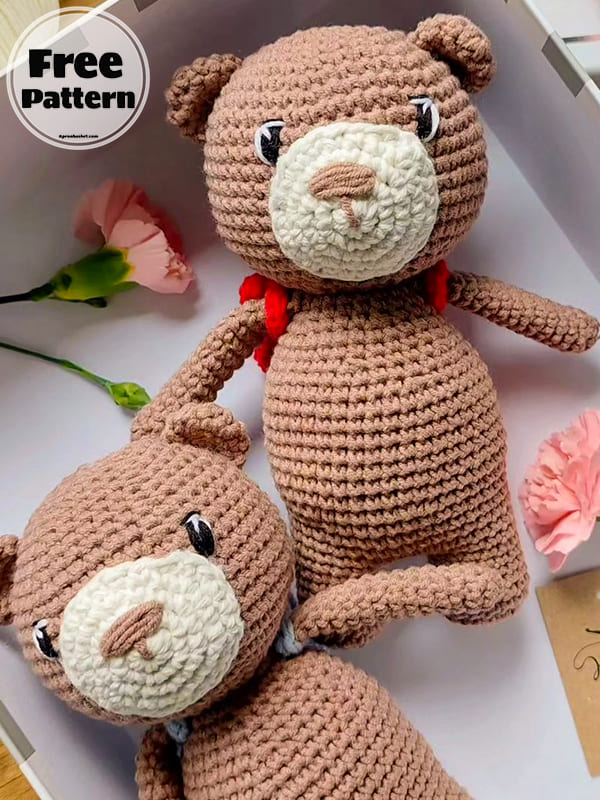 20+ Simple Crochet Bear Amigurumi Free Patterns 