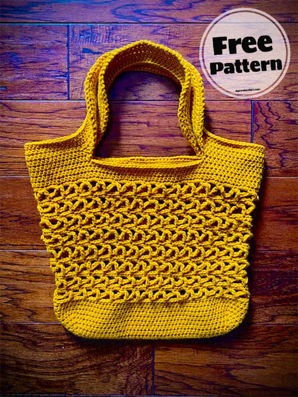 easy crochet market bag pattern