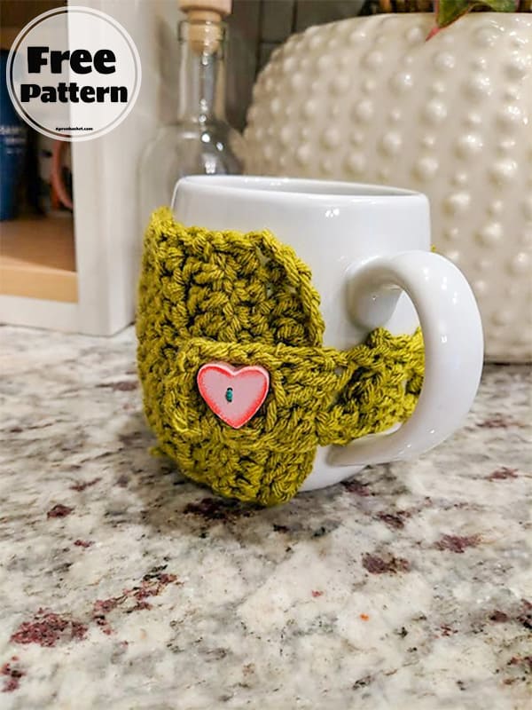 hug crochet mug cozy pattern