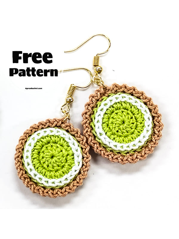 pumpkin pie crochet earrings pattern