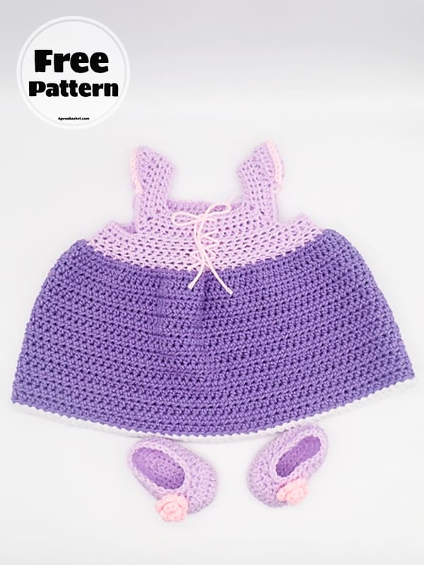 simple spring crochet baby dress pattern