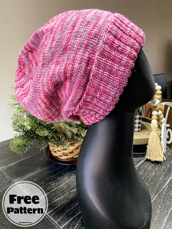 slouch hat knitting pattern