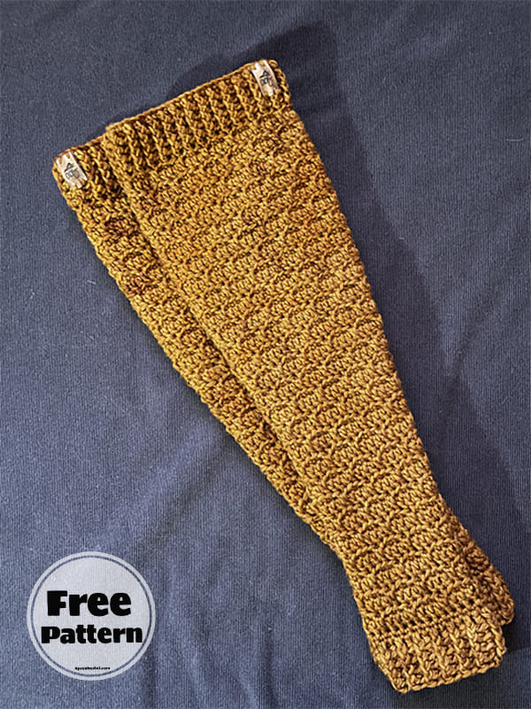slouchy crochet leg warmers free pattern