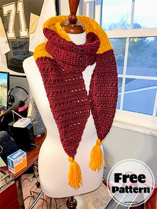 sophie crochet scarf pattern