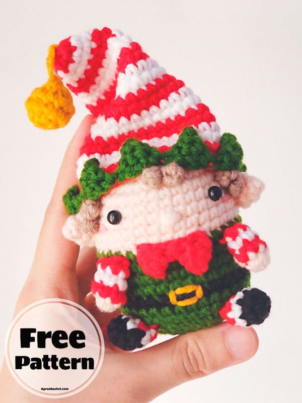 Christmas Elf Amigurumi doll Free PDF Pattern (2)