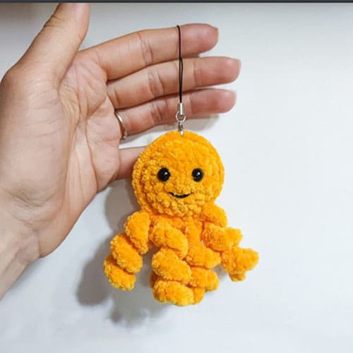 Crochet Jellyfish Keychain Free Pattern