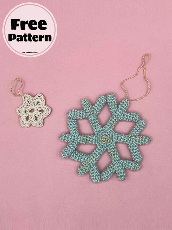 Free Crochet Snowflake Pattern (2)