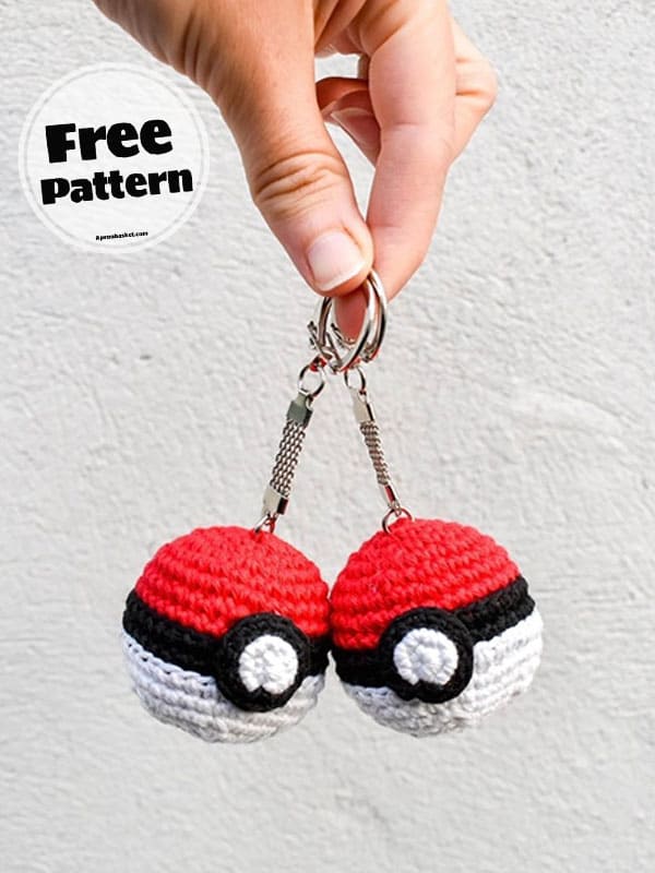 Pokemon Crochet Keychain Free Pattern (2)