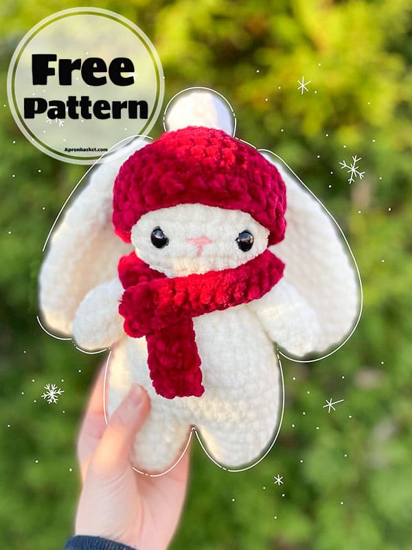 Winter Crochet Bunny Pattern (2)
