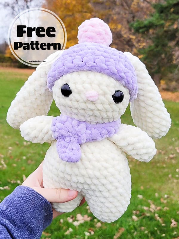 Winter Crochet Bunny Pattern (3)