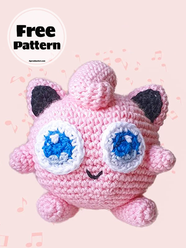 Amigurumi Jıgglypuff Pokemon Crochet Free Pattern-2