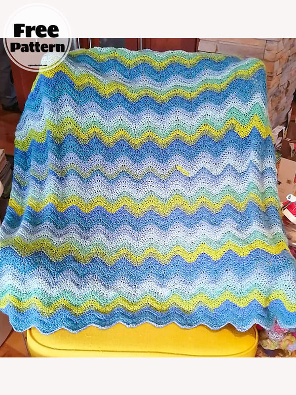 Baby Free Afghan Blanket Crochet Pattern 