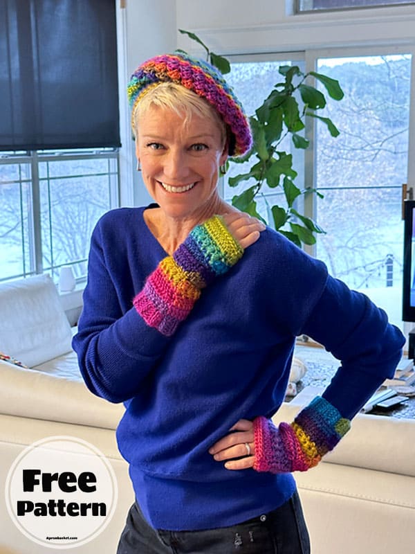 Bohemian Crochet Gloves Fingerless Pattern Free 