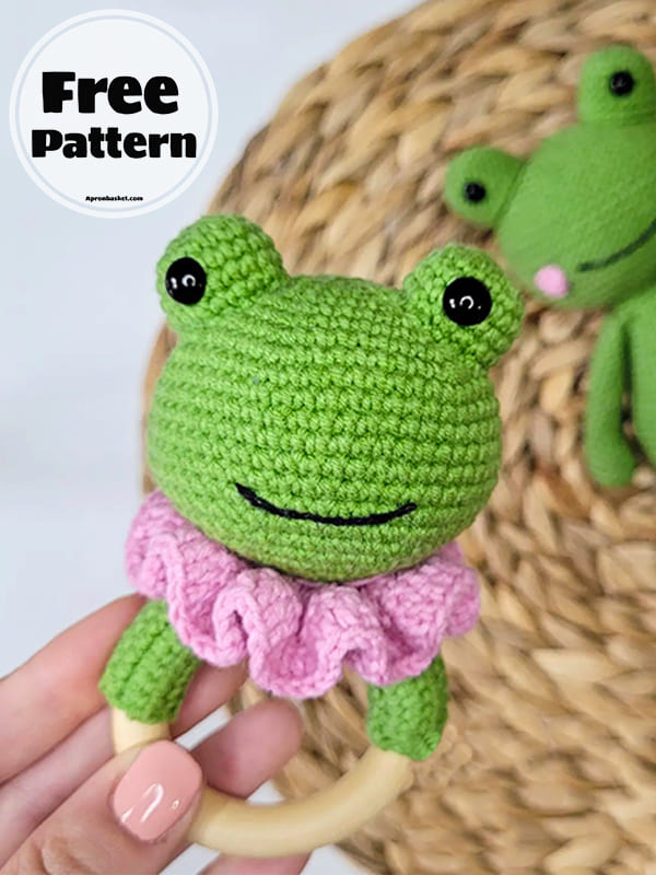 Crochet Frog Baby Rattle Free PDF Pattern (2)