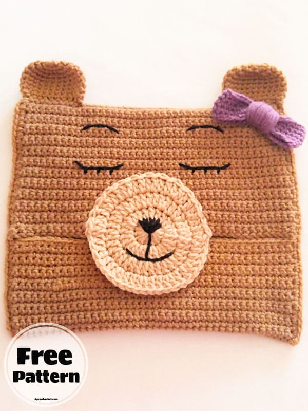 Crochet Teddy Bear Baby Blanket Pattern Free