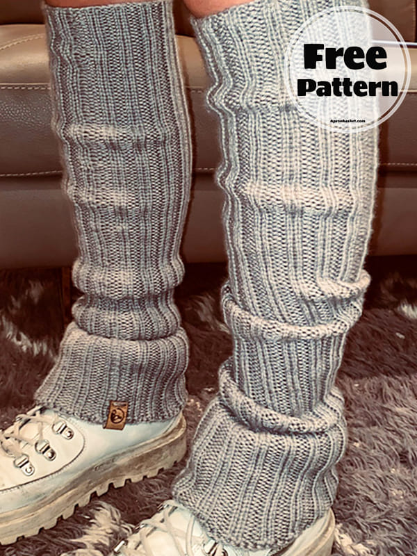 Extra Long Knit Leg Warmers Free Pattern-2