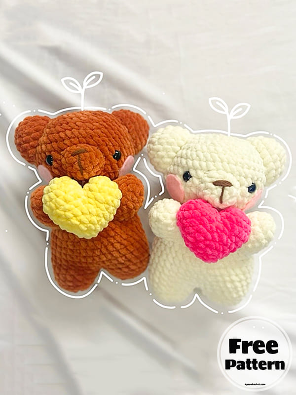 Free Amigurumi Lovely Crochet Bear Pattern (2)