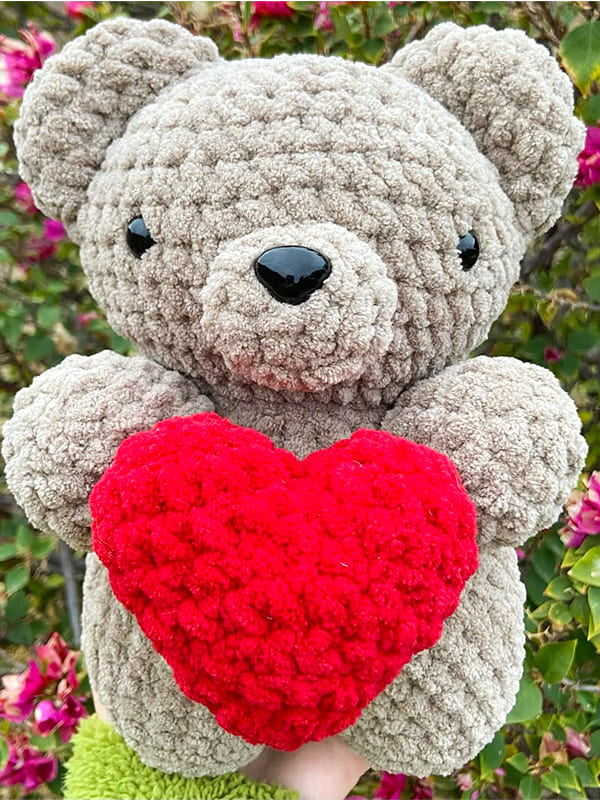 Free Amigurumi Lovely Crochet Bear Pattern (3)