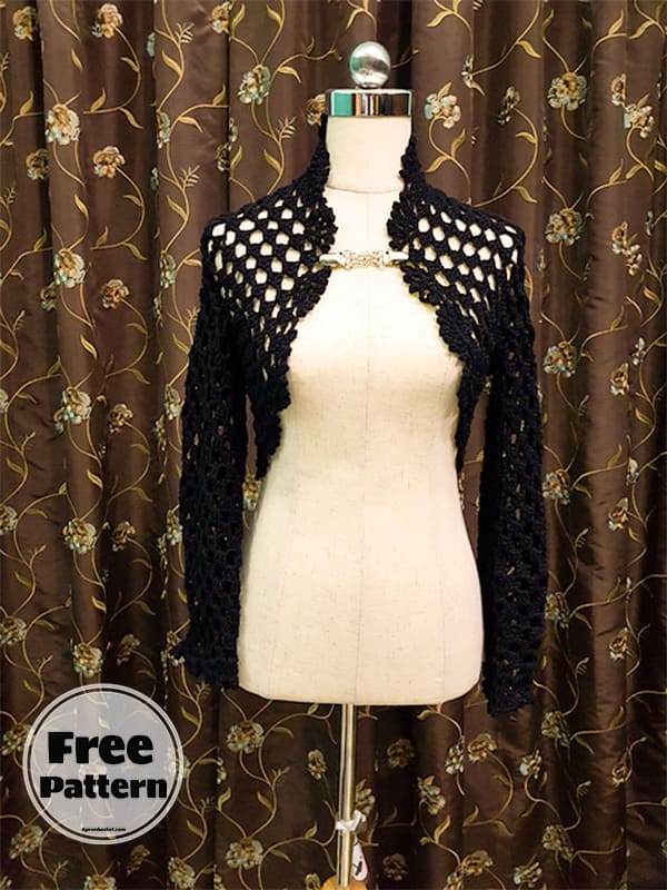Free Crochet Pattern Bolero For Wedding Dress 