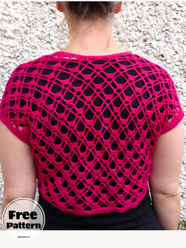 Lace Easy Crochet Bolero Pattern Free
