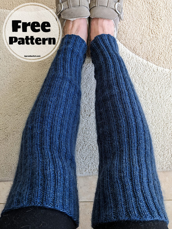Ribbed Ballet Leg Warmers Knitting Pattern - 2