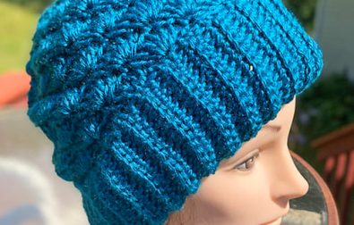 shell-stitch-free-crochet-hat-pattern