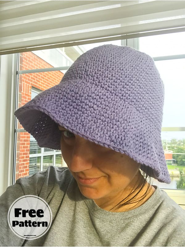 sunny crochet bucket hat free pattern (2)