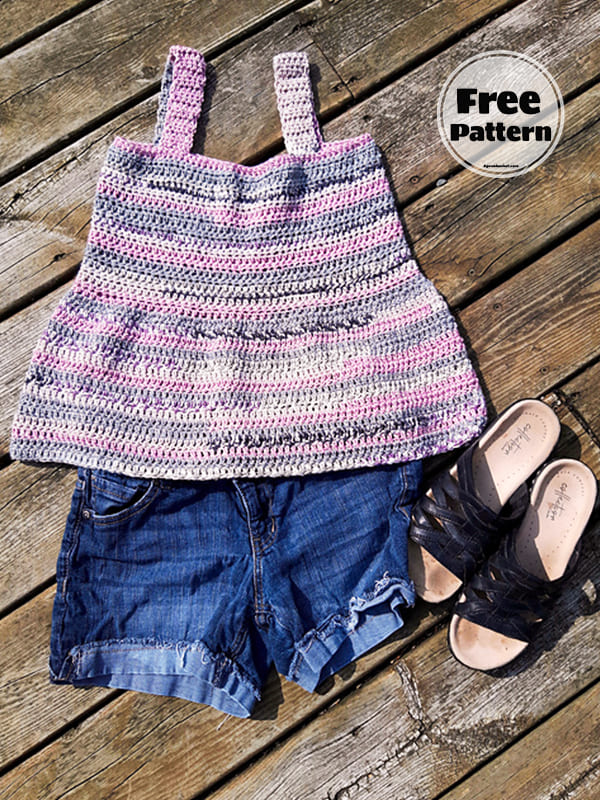 Beginner Free Crochet Tank Top Pattern