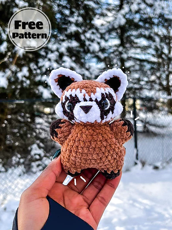 Crochet Raccoon Pattern Free and Step By Step PDF (2)