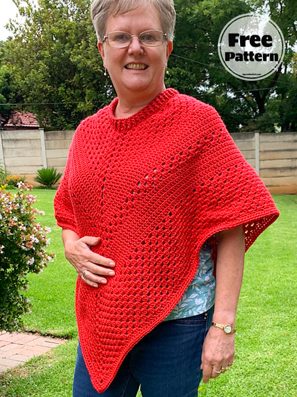 Poncho Summer Crochet Pattern Free PDF