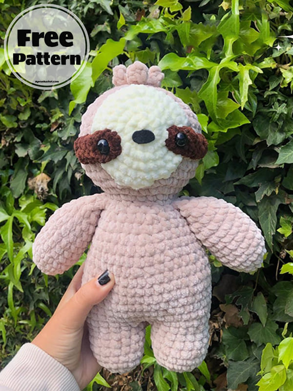 Sloth Crochet Pattern (2)