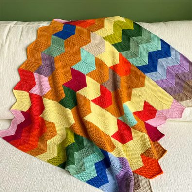 tunisian-stitch-striped-baby-blanket-crochet-pattern-free