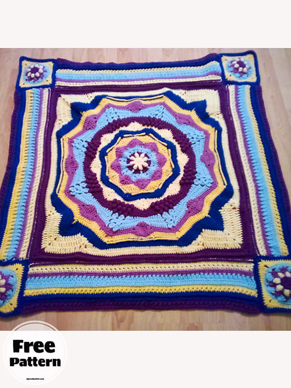 Unusual Granny Square Blanket Crochet Patterns Free