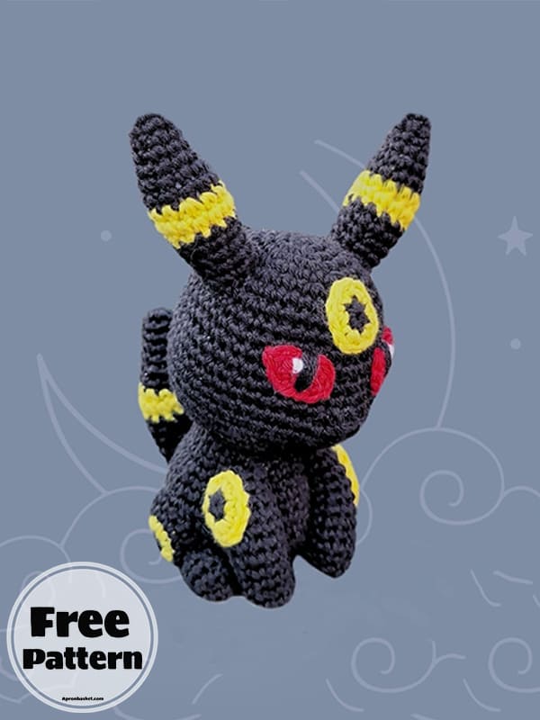 Amigurumi Pokemon Umbreon Crochet Free Pattern (2)