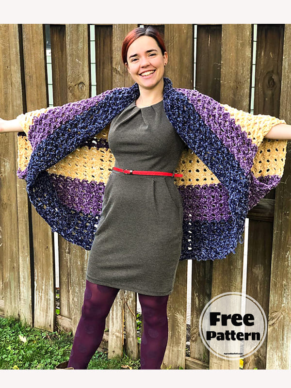 Big Free Crochet Pattern For A Shrug
