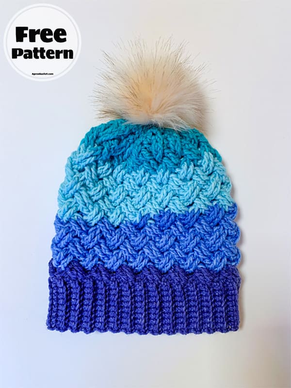 Celtic Free Slouchy Hat Crochet Pattern-2
