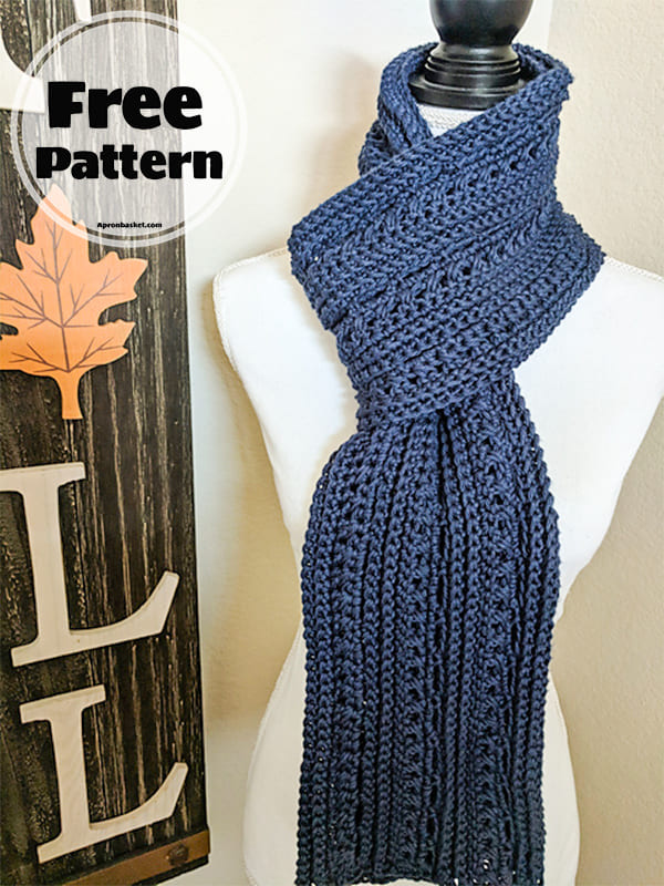 Crochet Men's Scarf For Beginners-2