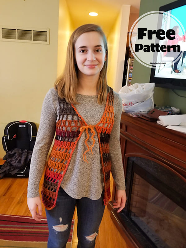Crochet Simple Vest Pattern Free
