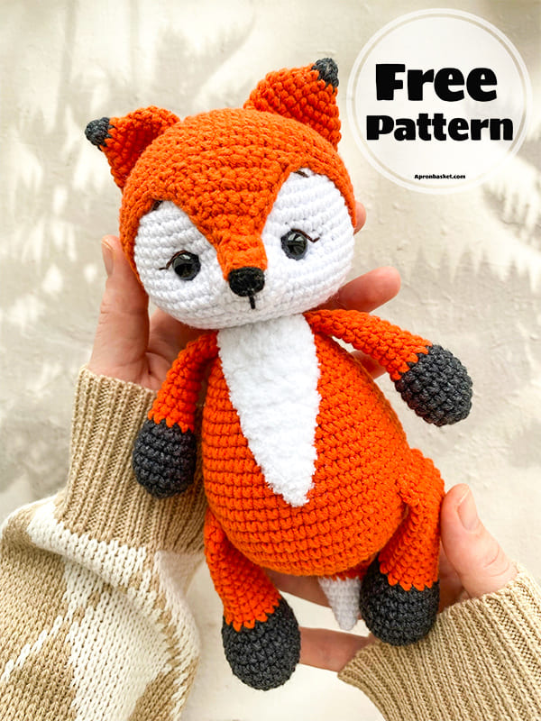 Easy Crochet Amigurumi Fox Free Pattern (2)
