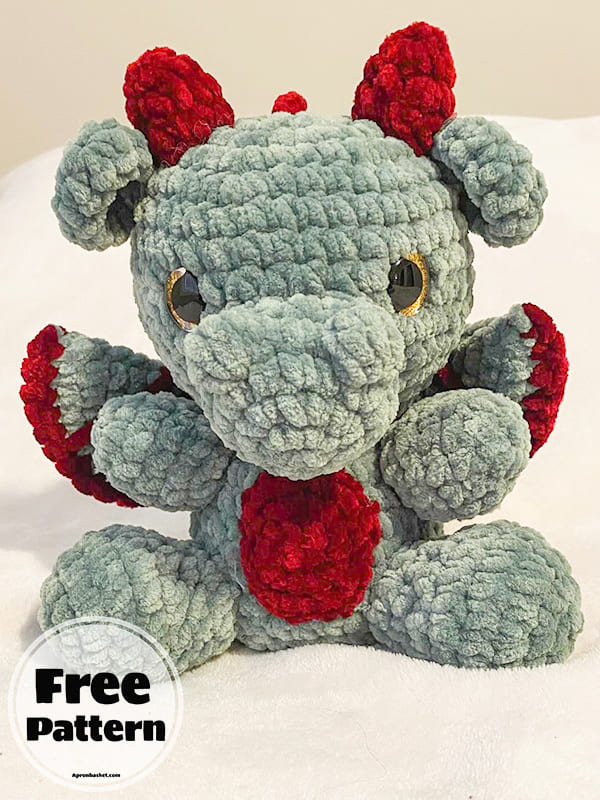 Free Amigurumi Dragon Pattern (2)