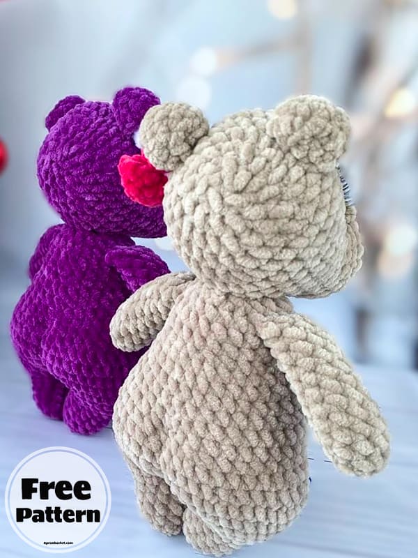 Free PDF Plush Crochet Hippo Pattern-3